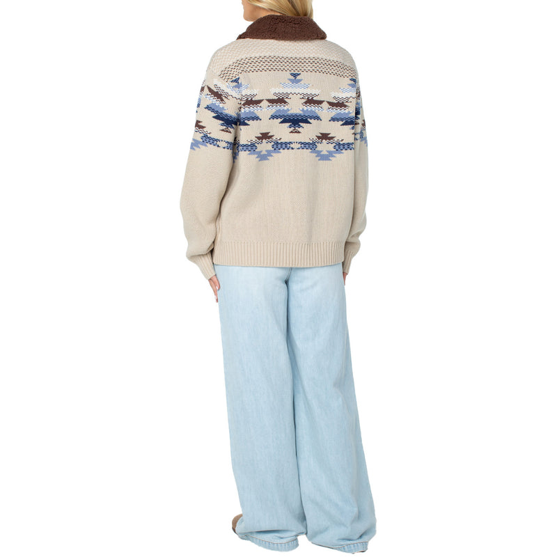 Load image into Gallery viewer, Roxy Women's Wildwood Zip-Up Sweater