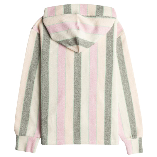 Roxy Feels Like Summer Striped V-Neck Pullover Hoodie