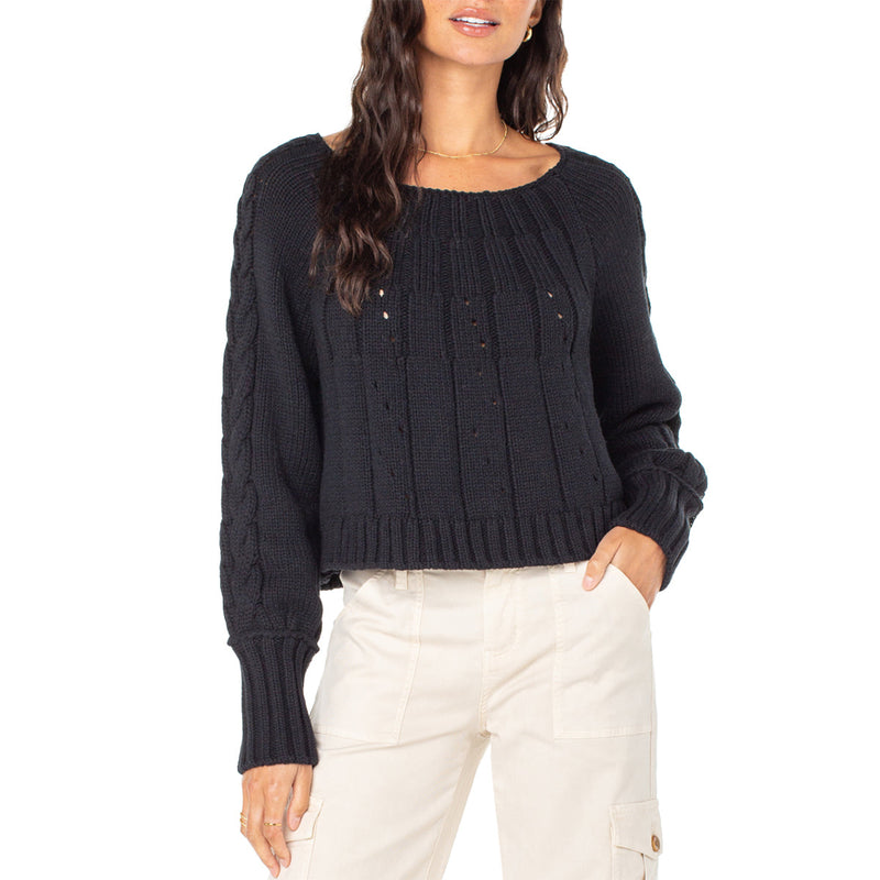 Load image into Gallery viewer, Roxy Women's Day Dream Boat Neck Sweater 1