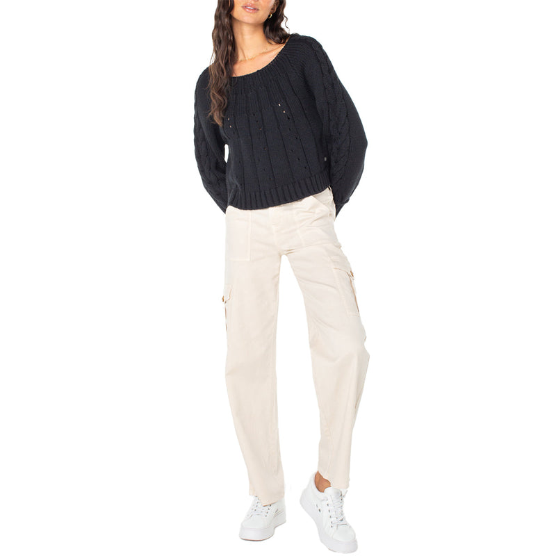 Load image into Gallery viewer, Roxy Women's Day Dream Boat Neck Sweater 4
