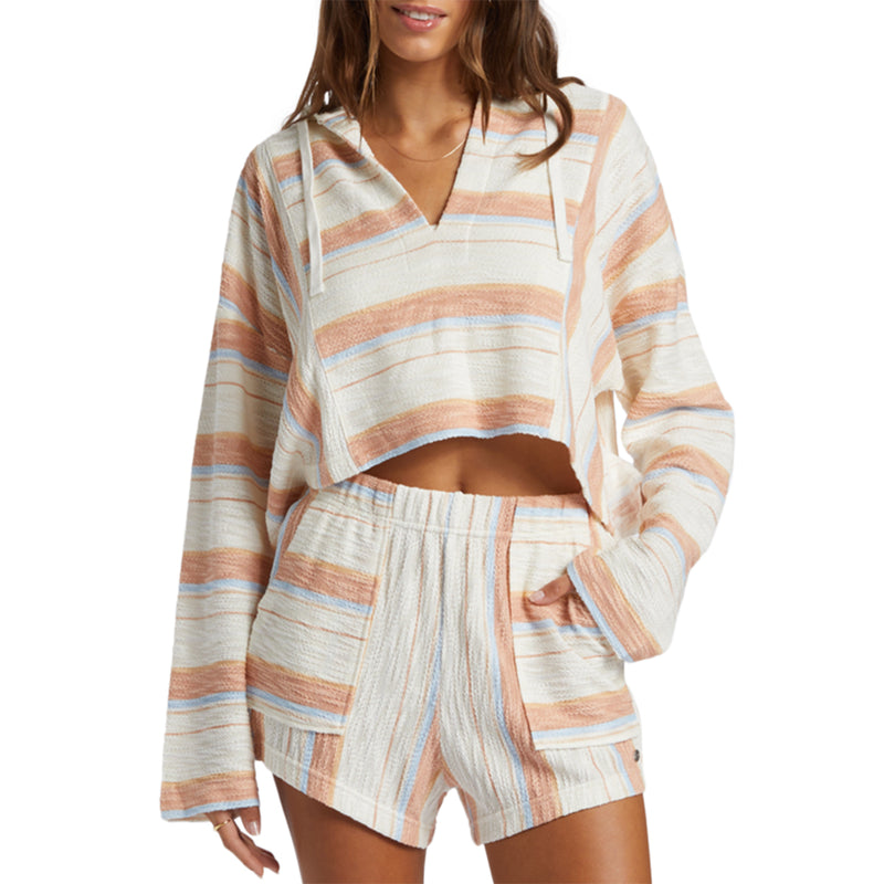 Load image into Gallery viewer, Roxy Women's Todos Santos Pullover Poncho-Style Hoodie 3