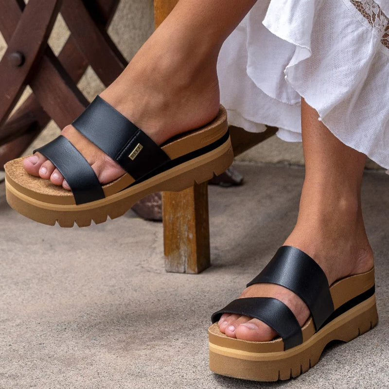 Load image into Gallery viewer, REEF Women's Cushion Vista Higher Platform Sandals