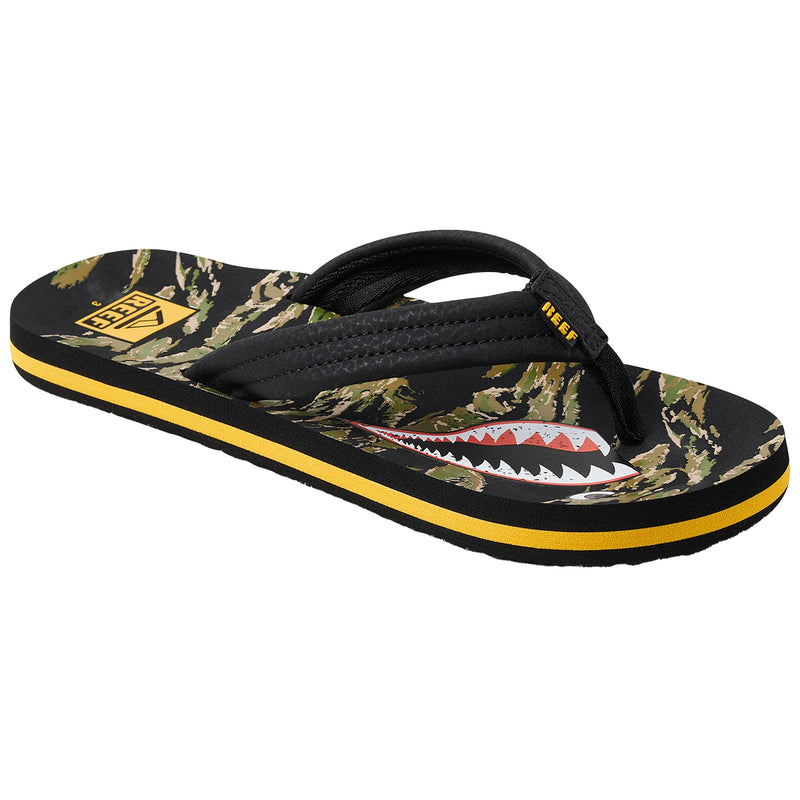 Load image into Gallery viewer, REEF Youth Kids Ahi Sandals - Tiger Shark