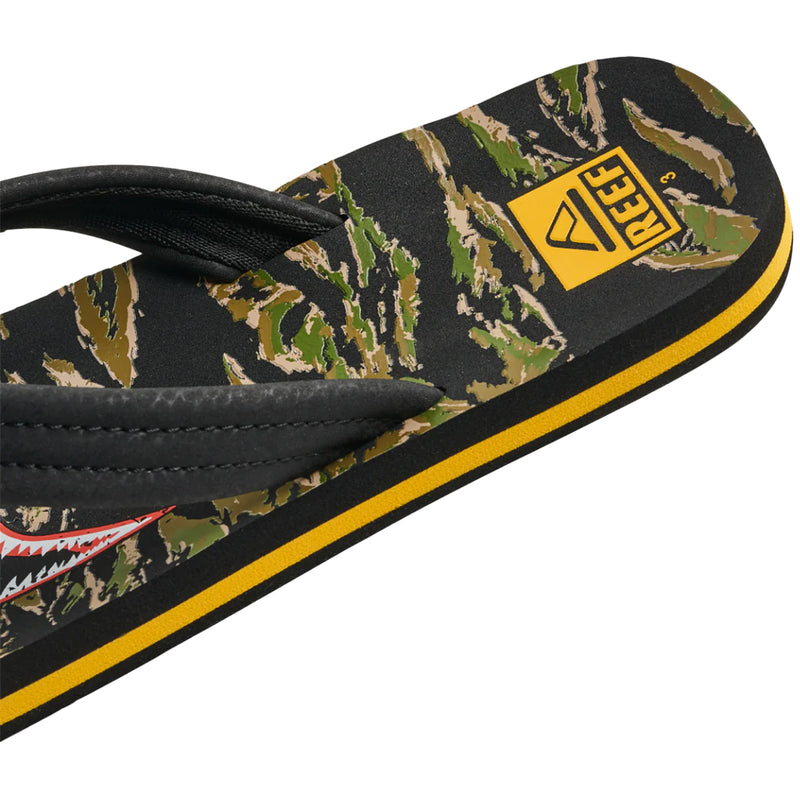 Load image into Gallery viewer, REEF Youth Kids Ahi Sandals - Tiger Shark