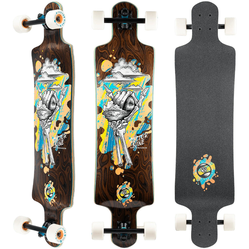 Load image into Gallery viewer, Sector 9 Fault Line Curl 39.5" Longboard Complete 4