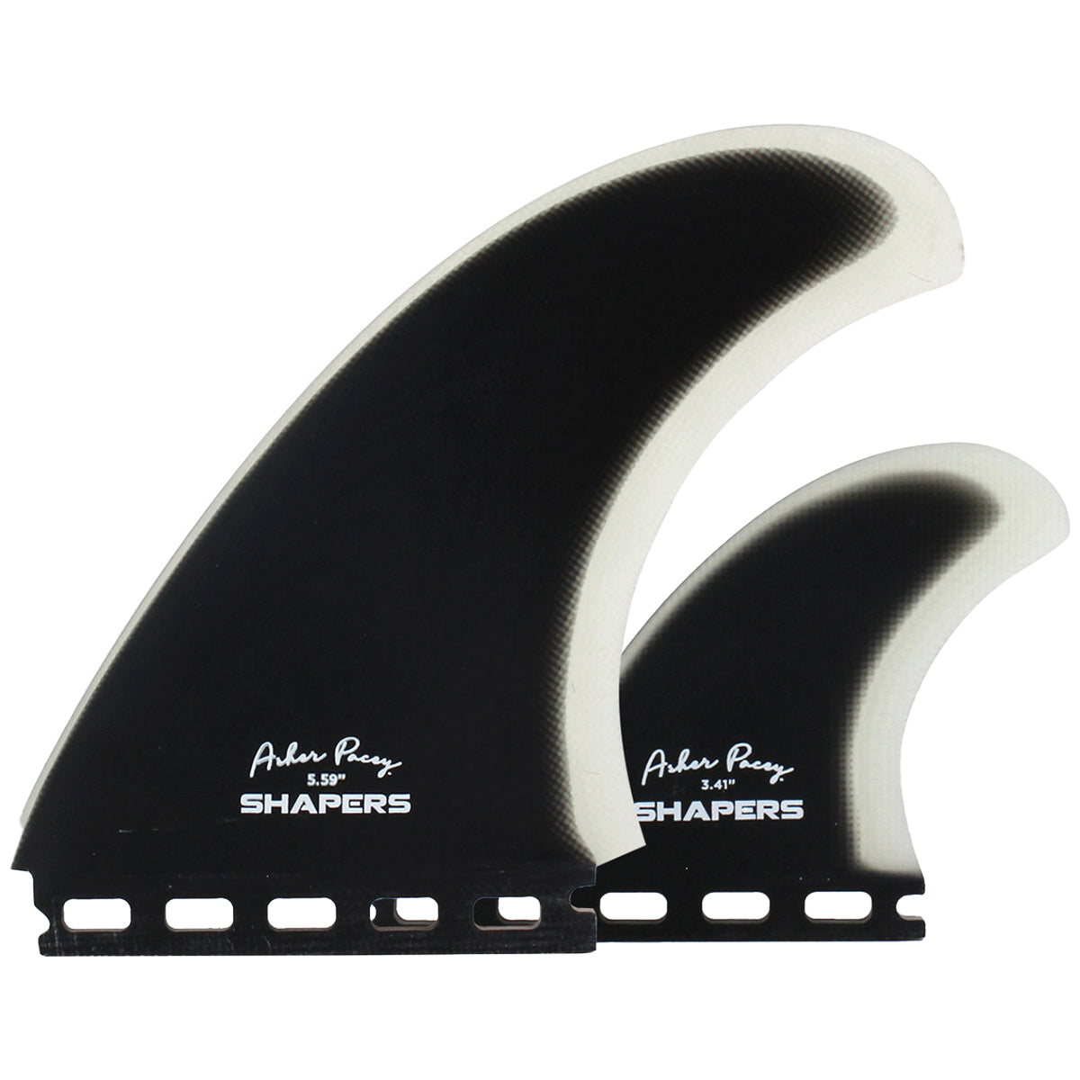 Shapers Asher Pacey Single Tab Twin + 1 Fin Set - 5.59