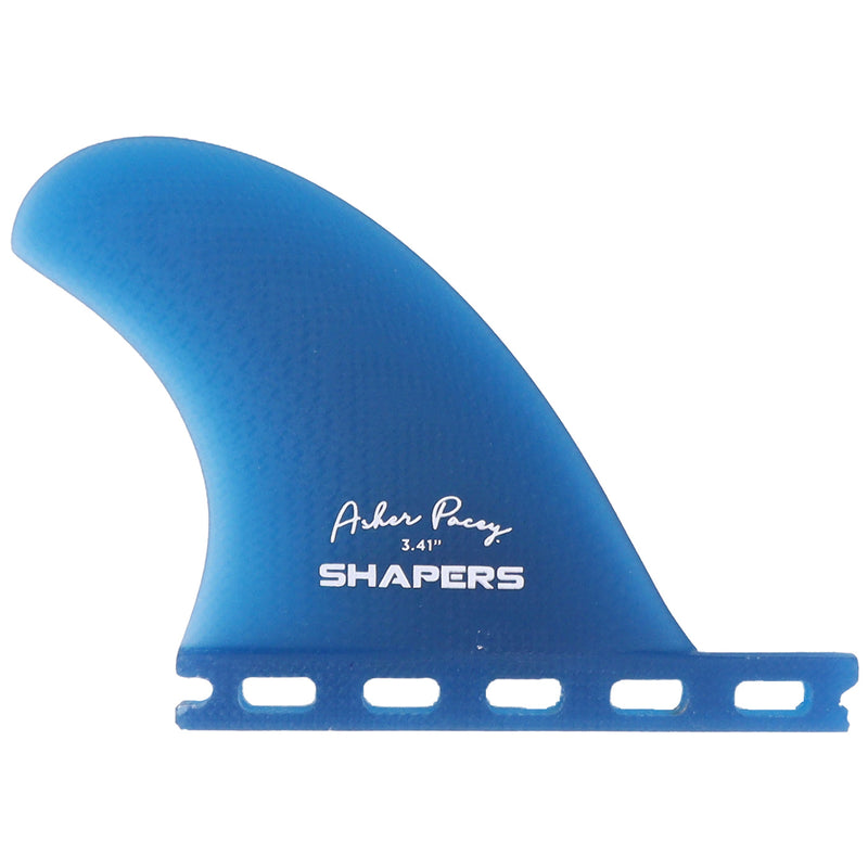 Load image into Gallery viewer, Shapers Asher Pacey Futures Compatible Twin + 1 Fin Set - 5.79"