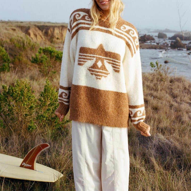 Load image into Gallery viewer, Sisstr Women's Wild & Free Crew Sweater