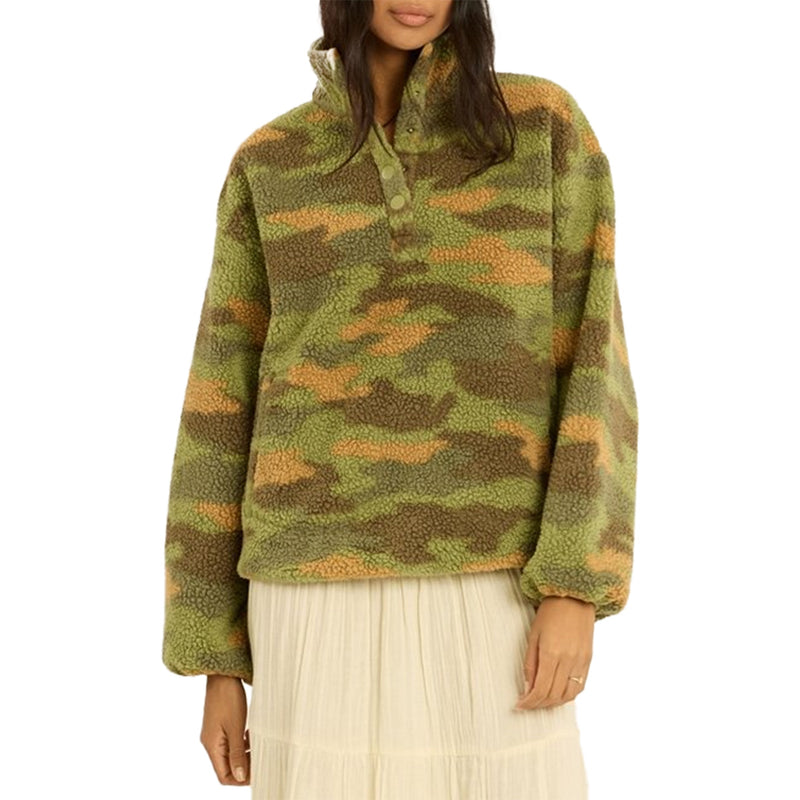 Load image into Gallery viewer, Sisstr Women's Lost At Sea Mock Neck Sharpa Fleece Sweatshirt