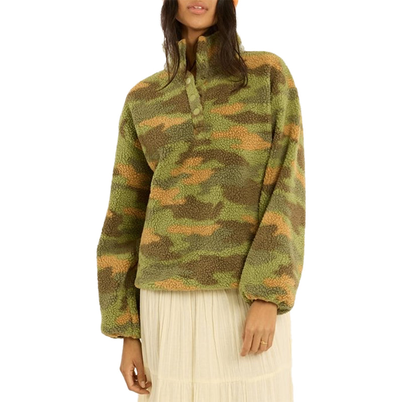 Load image into Gallery viewer, Sisstr Women's Lost At Sea Mock Neck Sharpa Fleece Sweatshirt