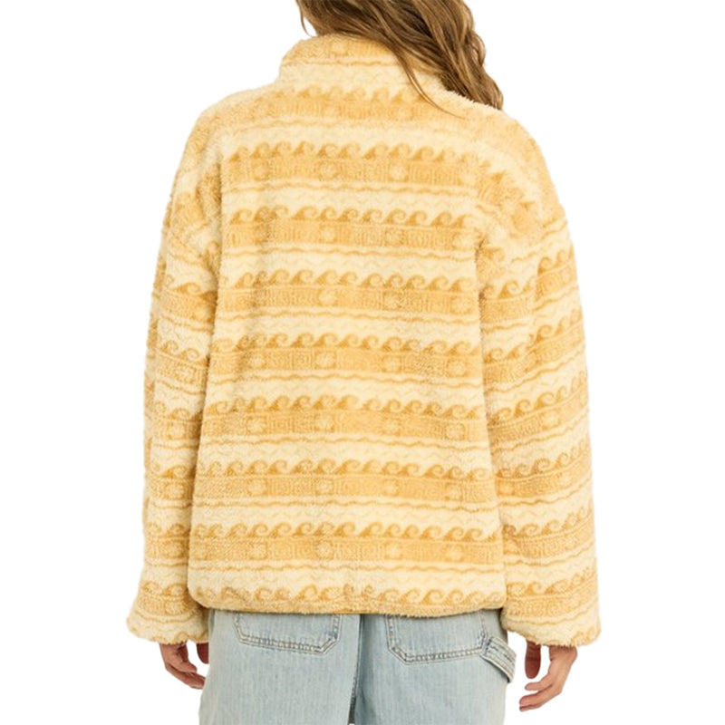 Load image into Gallery viewer, Sisstr Women's Epic Wave Mock Neck Fuzzy Fleece Sweatshirt