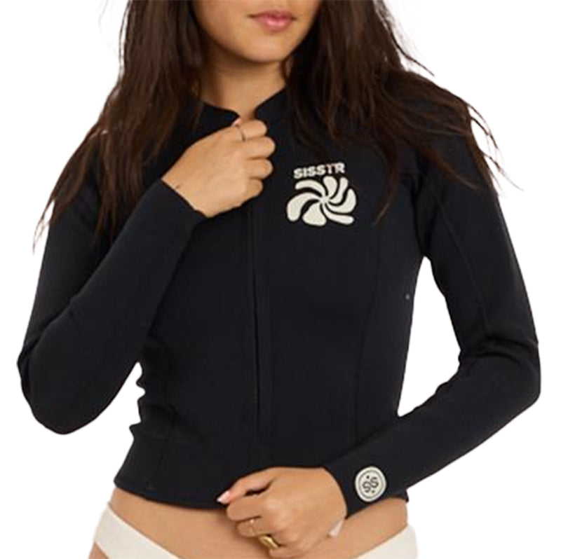 Load image into Gallery viewer, Sisstrevolution Women's Summer Seas 1mm Front-Zip Long Sleeve Jacket 1