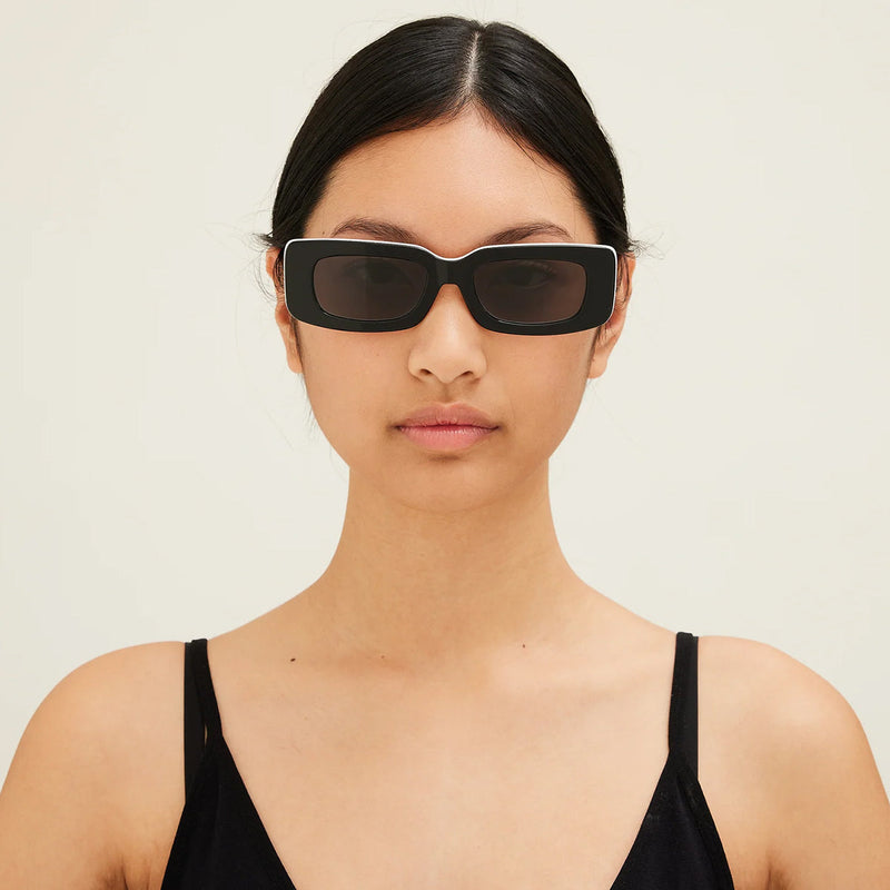 Load image into Gallery viewer, Sito Electro Vision Polarized Sunglasses - Black White/Iron Grey