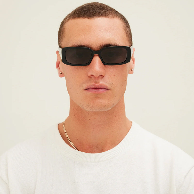 Load image into Gallery viewer, Sito Electro Vision Polarized Sunglasses - Black White/Iron Grey