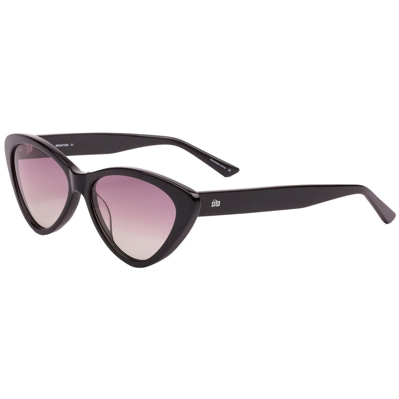 Load image into Gallery viewer, Sito Women's Seduction Polarized Sunglasses - Black/Quartz Gradient