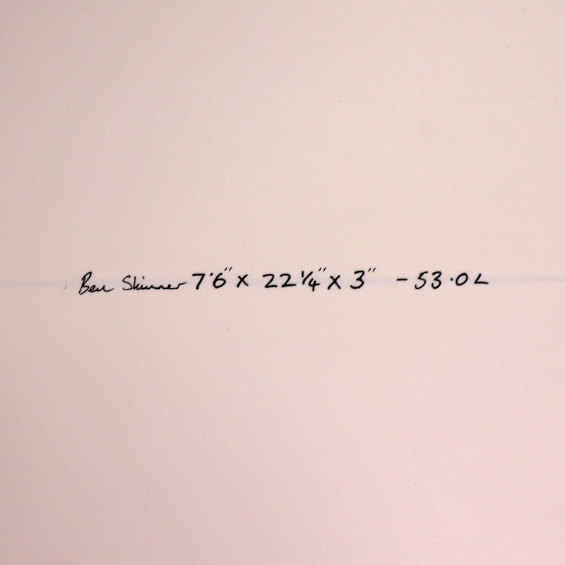 Load image into Gallery viewer, Skindog The OVA Thunderbolt Red 7'6 x 22 ¼ x 3 Surfboard - Silver