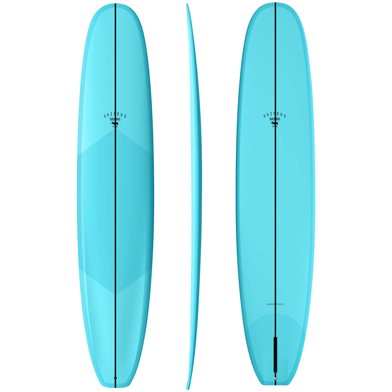 Load image into Gallery viewer, Skindog Dynamic Double Scoop Thunderbolt Silver Surfboard
