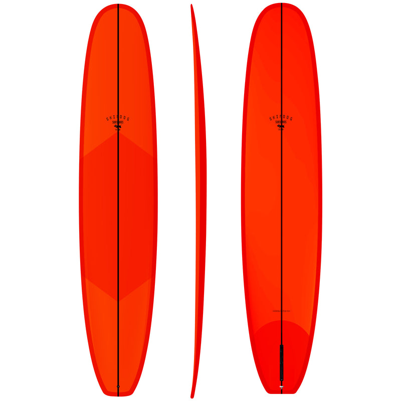 Load image into Gallery viewer, Skindog Dynamic Double Scoop Thunderbolt Silver Surfboard