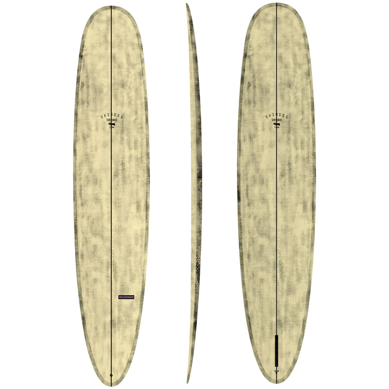 Load image into Gallery viewer, Skindog Peacemaker Thunderbolt Black Surfboard
