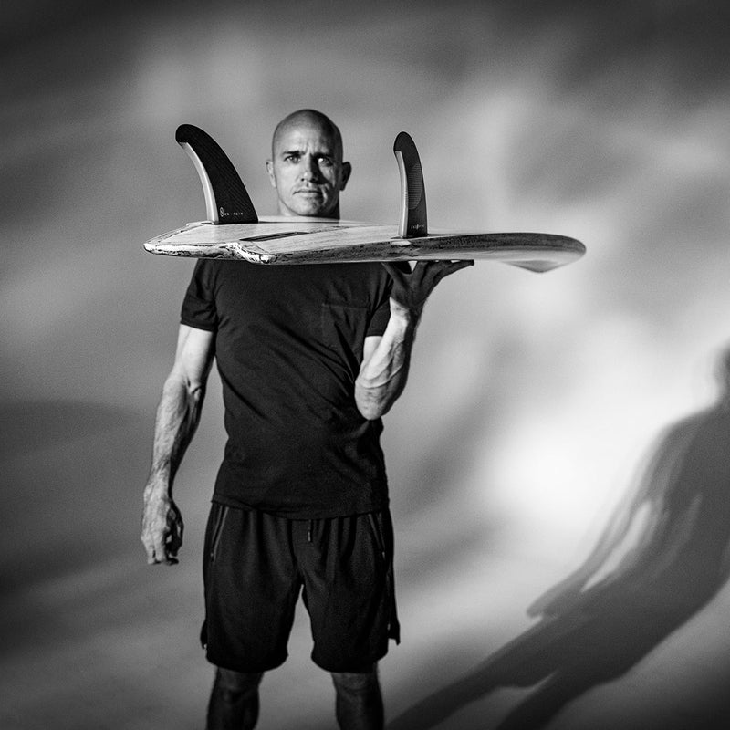 Load image into Gallery viewer, Slater Designs Great White Twin I-Bolic Volcanic Surfboard • BLEMISH 9
