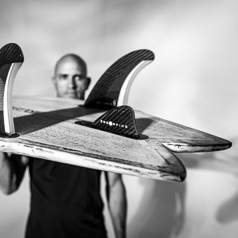 Load image into Gallery viewer, Slater Designs Great White Twin I-Bolic Volcanic Surfboard • BLEMISH 10