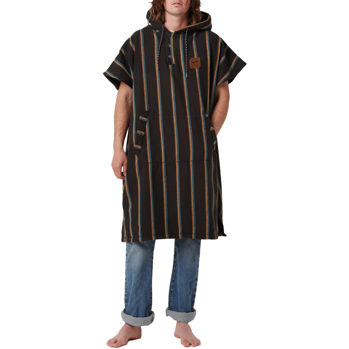 Slowtide Baja Stripe Fouta Hooded Changing Poncho – Cleanline Surf