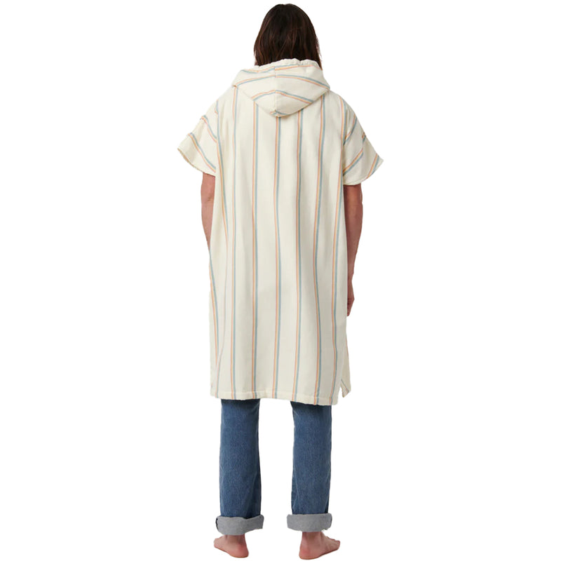 Load image into Gallery viewer, Slowtide Baja Stripe Fouta Hooded Changing Poncho
