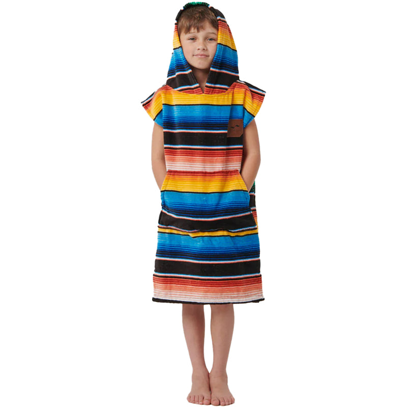 Load image into Gallery viewer, Slowtide Youth Joaquin Hooded Changing Poncho
