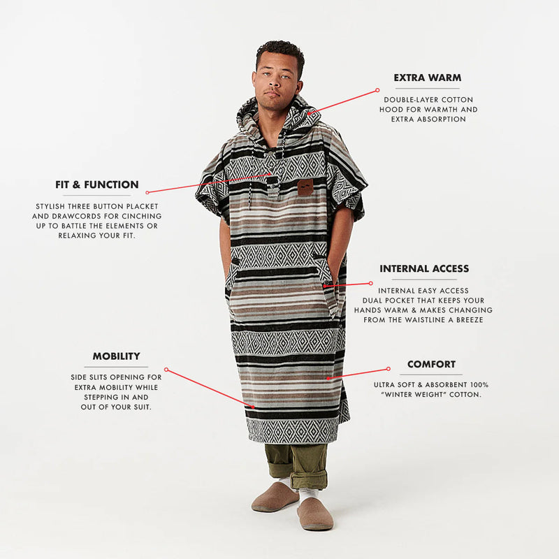 Load image into Gallery viewer, Slowtide Oso Courtyard Hooded Changing Poncho