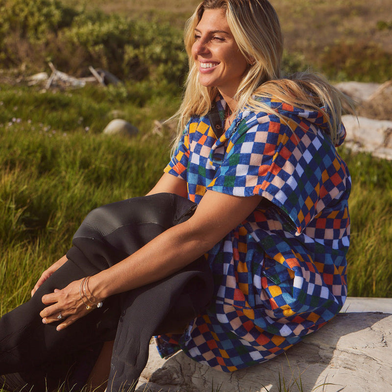 Load image into Gallery viewer, Slowtide Sundown Hooded Changing Poncho