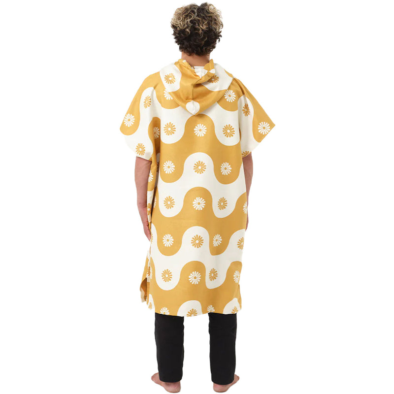Load image into Gallery viewer, Slowtide Botanical Waves Performance Quick-Dry Hooded Changing Poncho