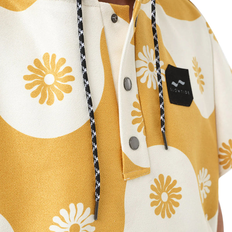 Load image into Gallery viewer, Slowtide Botanical Waves Performance Quick-Dry Hooded Changing Poncho