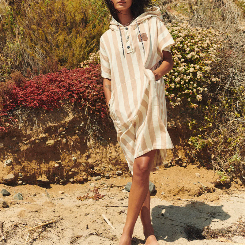 Load image into Gallery viewer, Slowtide Cabana Turkish Hooded Changing Poncho 7