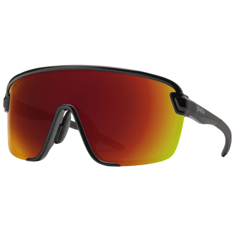 Load image into Gallery viewer, Smith Women's Bobcat Sunglasses - Black/ChromaPop Red Mirror
