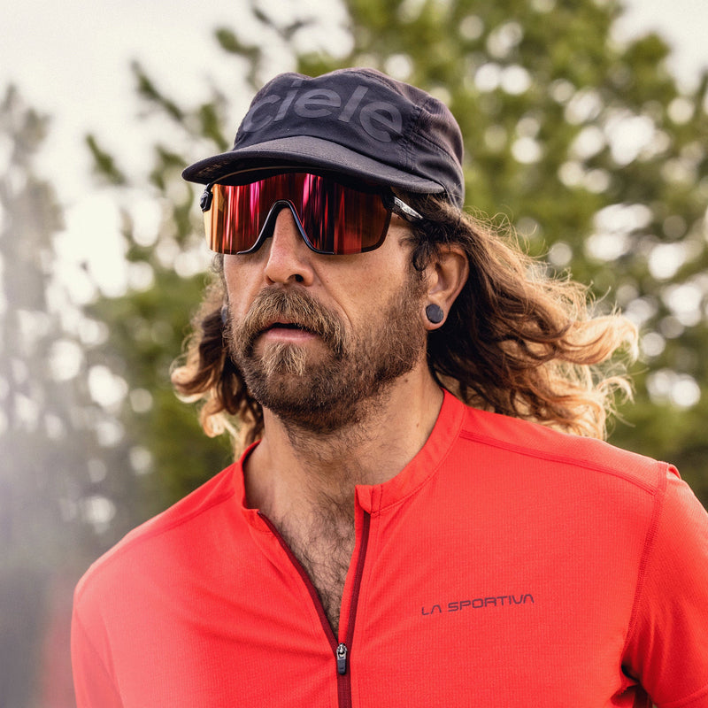 Load image into Gallery viewer, Smith Women's Bobcat Sunglasses - Black/ChromaPop Red Mirror