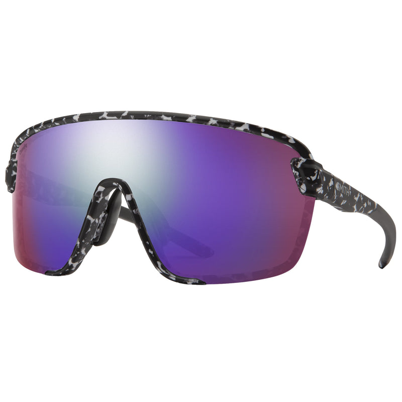 Load image into Gallery viewer, Smith Women's Bobcat Sunglasses - Matte Black Marble/ChromaPop Violet