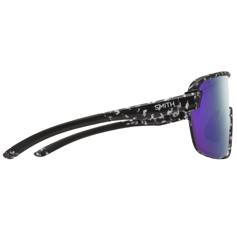 Load image into Gallery viewer, Smith Women's Bobcat Sunglasses - Matte Black Marble/ChromaPop Violet