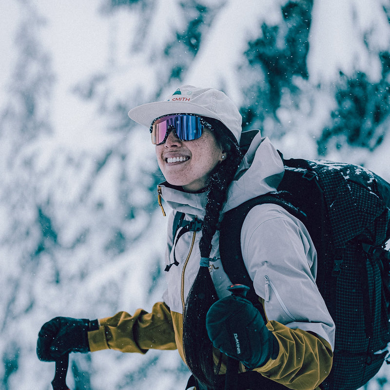 Load image into Gallery viewer, Smith Women's Bobcat Sunglasses - Matte Black Marble/ChromaPop Violet