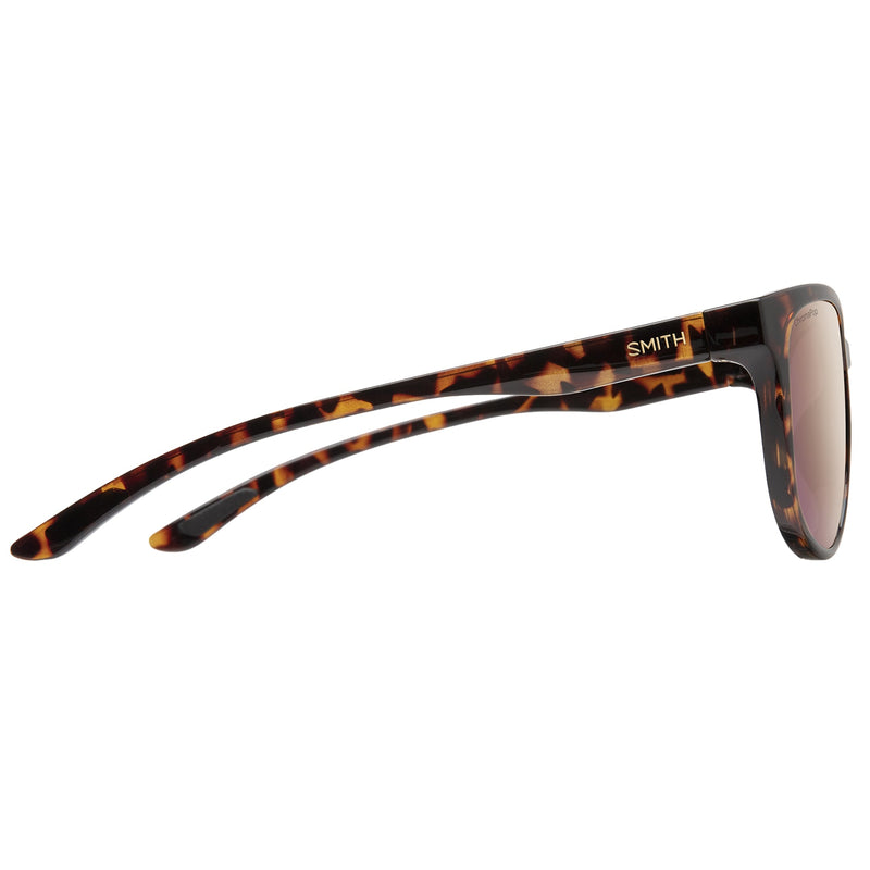 Load image into Gallery viewer, Smith Lake Shasta Polarized Sunglasses - Tortoise/ChromaPop Rose Gold Mirror