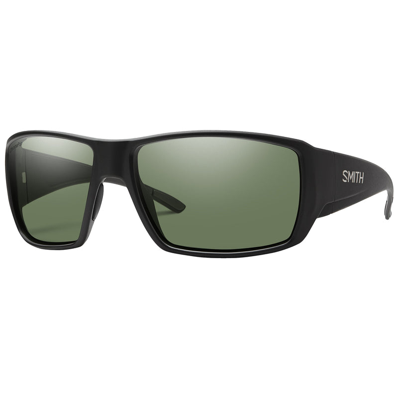 Load image into Gallery viewer, Smith Guide's Choice Polarized Sunglasses - Matte Black/ChromaPop Gray Green