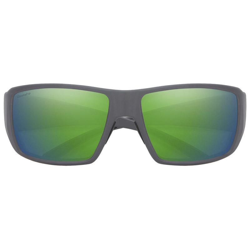 Load image into Gallery viewer, Smith Guide's Choice Polarized Sunglasses - Matte Cement/ChromaPop Green Mirror