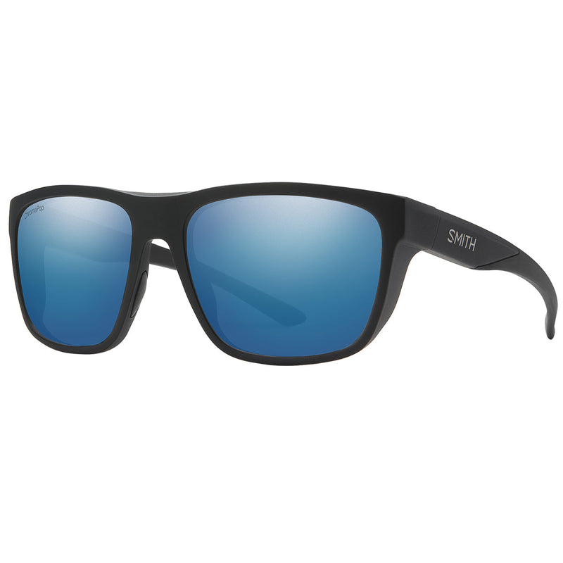 Load image into Gallery viewer, Smith Barra Polarized Sunglasses - Matte Black/ChromaPop Glass Blue Mirror