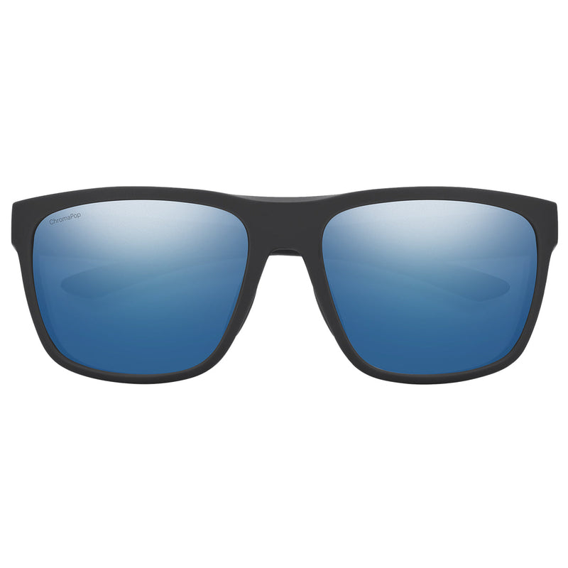Load image into Gallery viewer, Smith Barra Polarized Sunglasses - Matte Black/ChromaPop Glass Blue Mirror