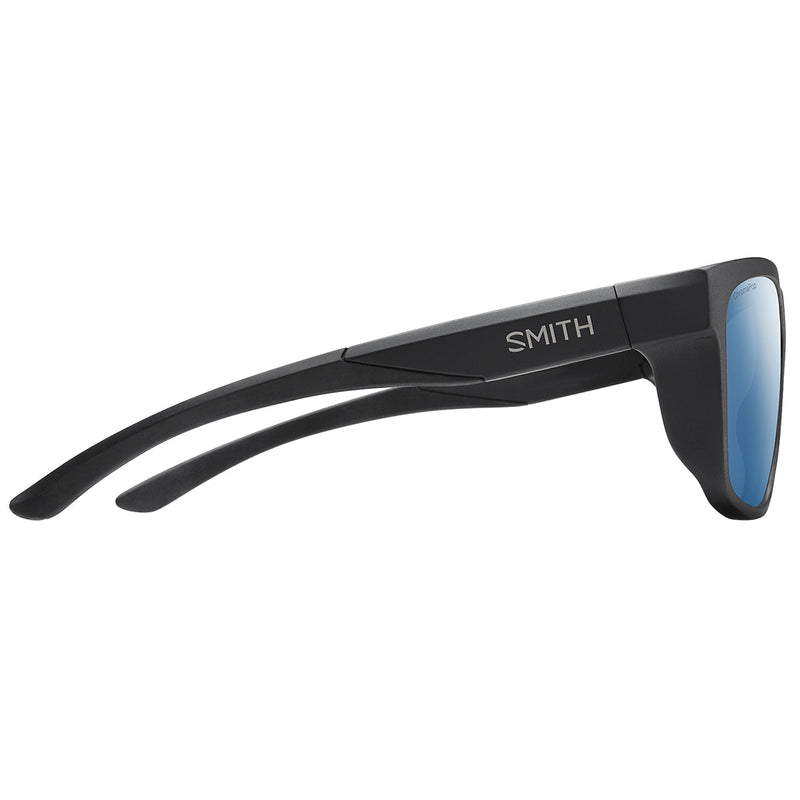 Load image into Gallery viewer, Smith Barra Polarized Sunglasses - Matte Black/ChromaPop Glass Blue Mirror