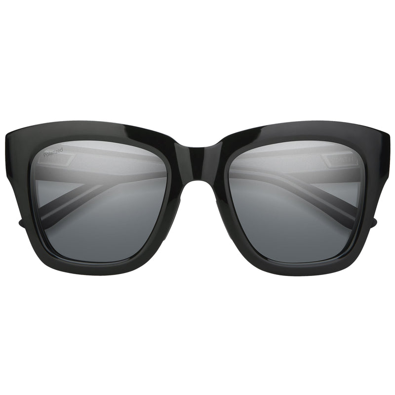 Load image into Gallery viewer, Smith Women's Sway Polarized Sunglasses - Black/Gray