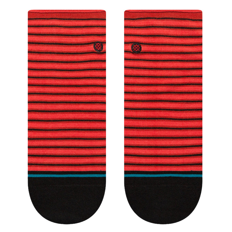 Load image into Gallery viewer, Stance Women's Red Fade Quarter Socks