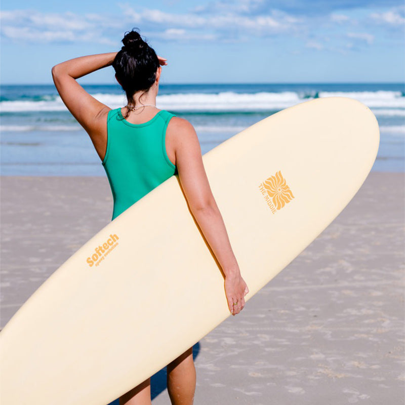 Load image into Gallery viewer, Softech The Middie 6'10 x 21 ¼ x 2 15/16 Soft Surfboard - Butter Palms