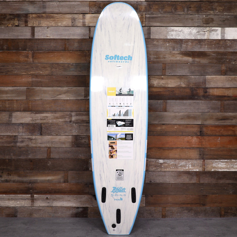 Load image into Gallery viewer, Softech Roller 7'6 x 22 ¼ x 3 ⅛ Soft Top Surfboard - Blue