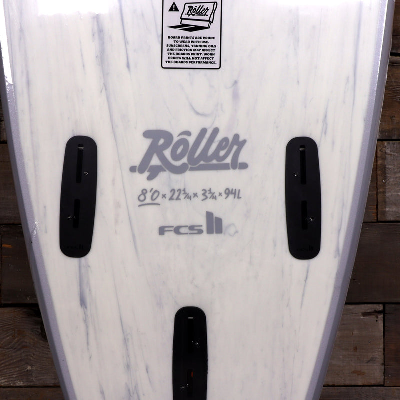 Load image into Gallery viewer, Softech Roller 8'0 x 22 ¼ x 3 ¼ Soft Top Surfboard - Grey 4