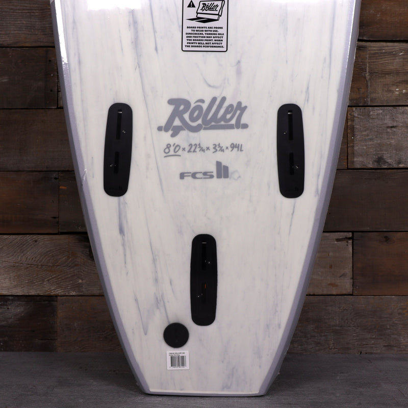 Load image into Gallery viewer, Softech Roller 8'0 x 22 ¼ x 3 ¼ Soft Top Surfboard - Grey 3
